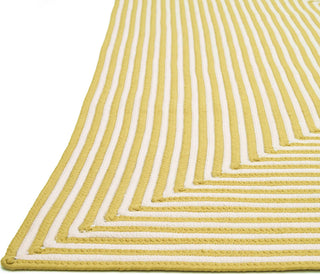 Loloi In/Out IO-01 Yellow Area Rug Round Image Feature