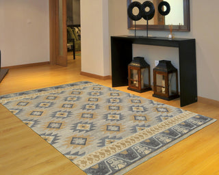 LR Resources Integrity 12016 Silver Area Rug Alternate Image Feature