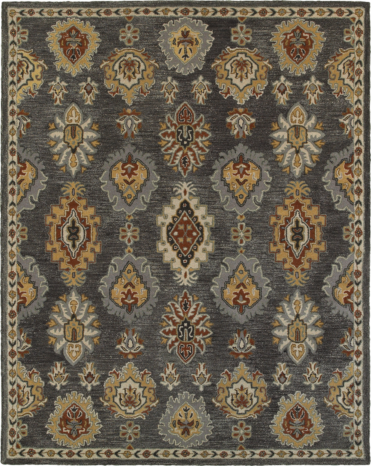 LR Resources Integrity 12019 Charcoal Area Rug main image