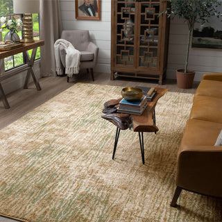 Karastan Vanguard by Drew and Jonathan Home Intrepid Jade Area Rug Lifestyle Image