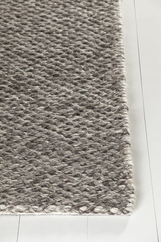 Chandra Ira IRA-44502 Dark Grey Area Rug Corner Shot