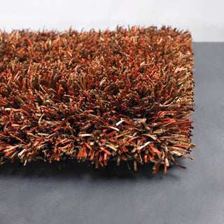 Chandra Iris IRI-15201 Brown/Rust/Chocolate Area Rug Corner Shot