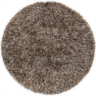 Chandra Iris IRI-15202 Taupe/Beige/Black Area Rug Round