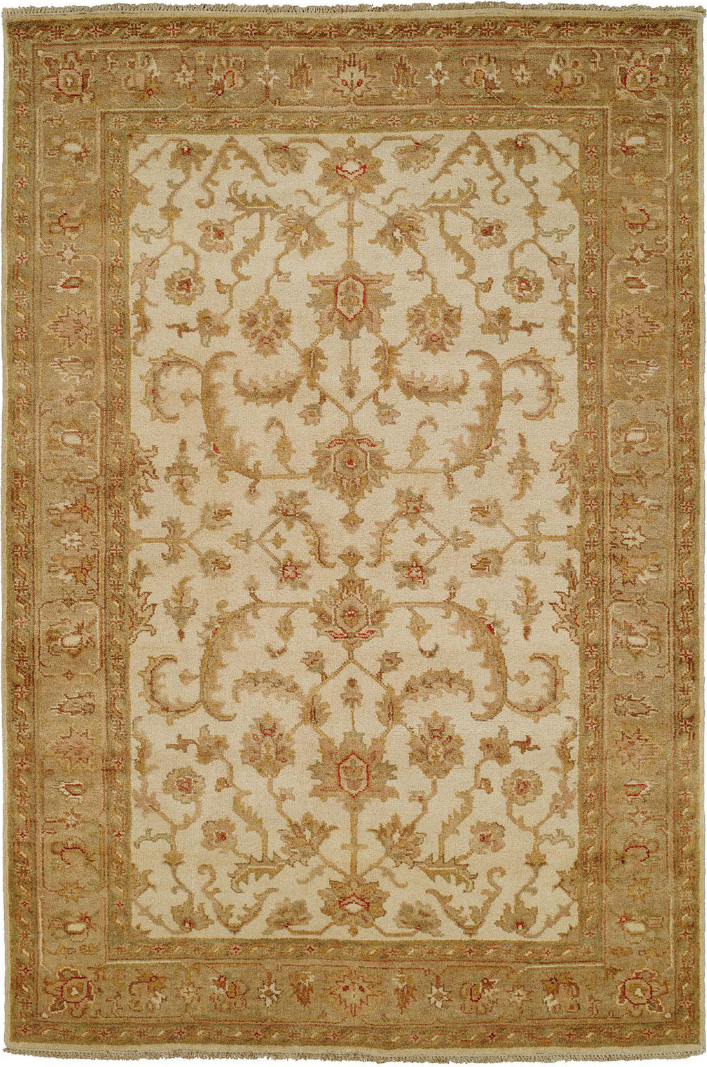 Kalaty Ismir IS-751 Ivory/Camel Area Rug main image