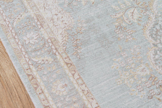 Momeni Isabella ISA-1 Blue Area Rug Close up