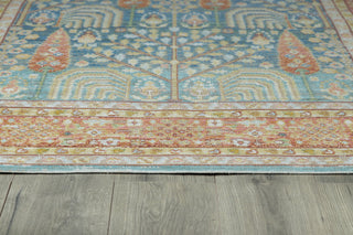 Momeni Isabella ISA-8 Blue Area Rug Close up