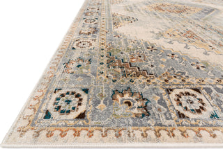 Loloi II Isadora ISA-01 Oatmeal/Silver Area Rug Corner Image