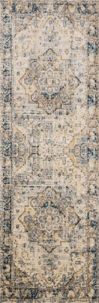 Loloi II Isadora ISA-02 Oatmeal/Bark Area Rug 2'7''x8'0'' Runner