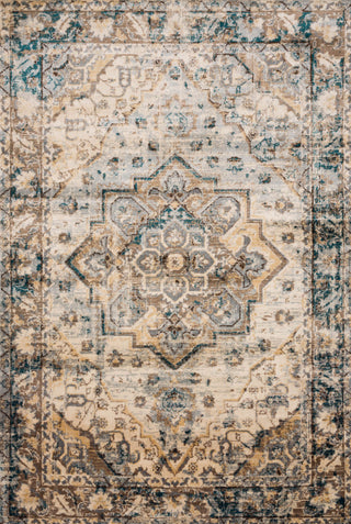 Loloi II Isadora ISA-02 Oatmeal/Bark Area Rug Main Image