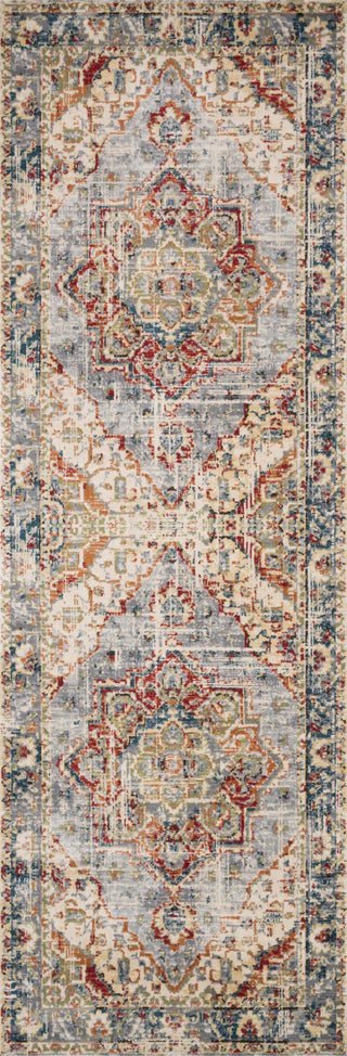 Loloi II Isadora ISA-02 Oatmeal/Multi Area Rug 2'7''x 8'0'' Runner