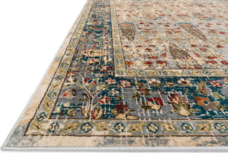 Loloi II Isadora ISA-03 Sand/Steel Area Rug Corner