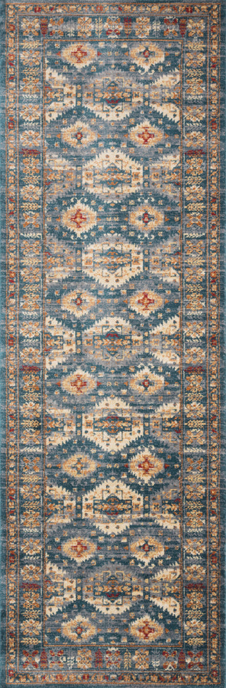 Loloi II Isadora ISA-06 Lagoon/Multi Area Rug 2'7''x 8'0'' Runner Image