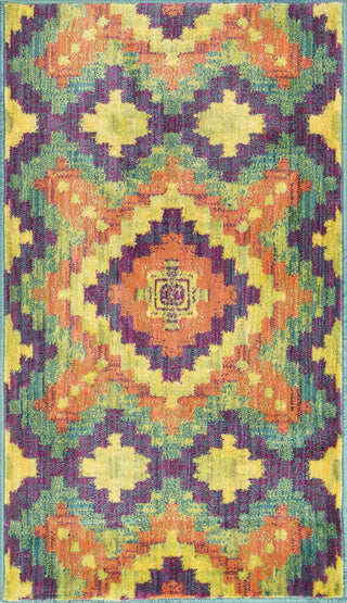 Loloi Isabelle HIS03 Orange / Green Area Rug main image