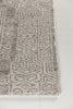 Chandra Isla ISL-44200 Grey/White Area Rug Corner Shot