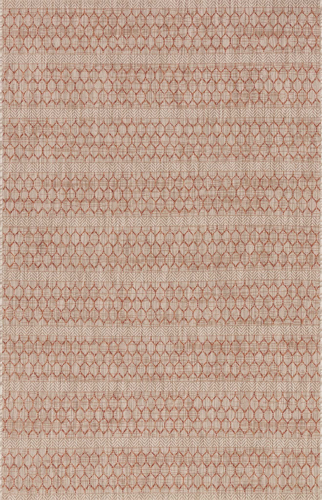 Loloi Isle IE-01 Beige / Rust Area Rug Main Image