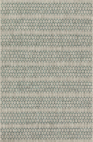 Loloi Isle IE-01 Grey / Teal Area Rug Main Image