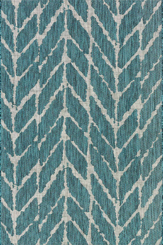 Loloi Isle IE-02 Teal / Grey Area Rug Main Image