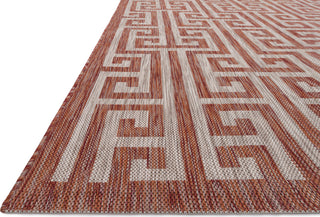 Loloi Isle IE-05 Rust/Beige Area Rug Lifestyle Image Feature