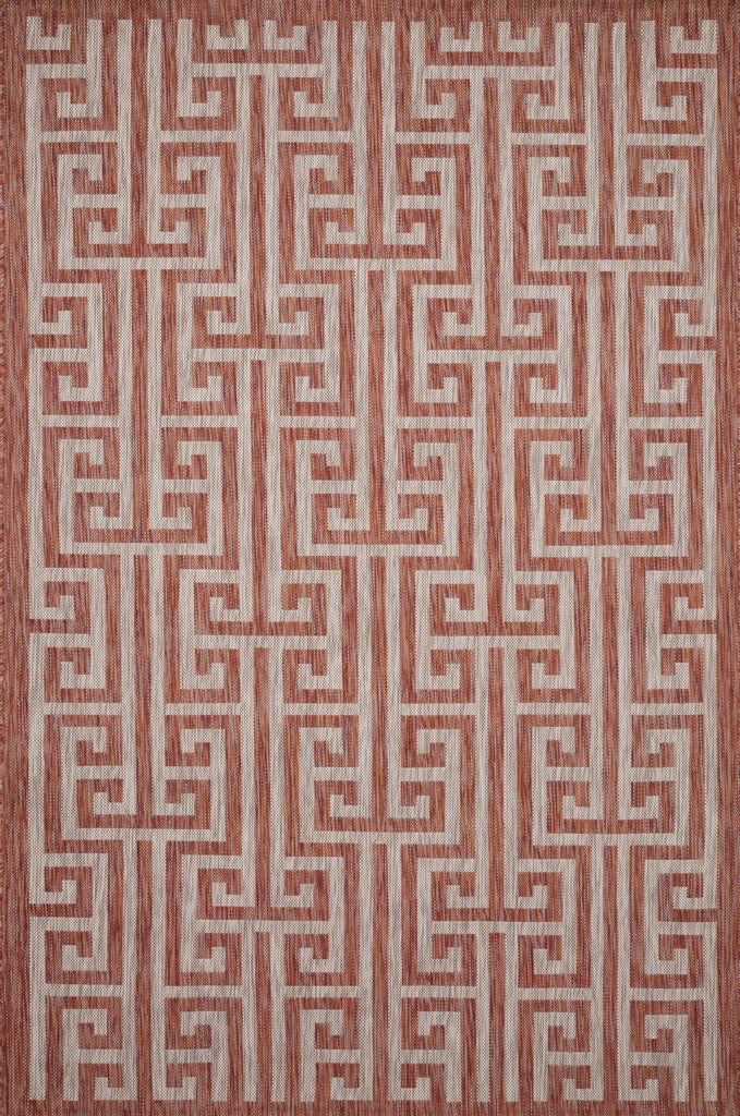 Loloi Isle IE-05 Rust/Beige Area Rug main image
