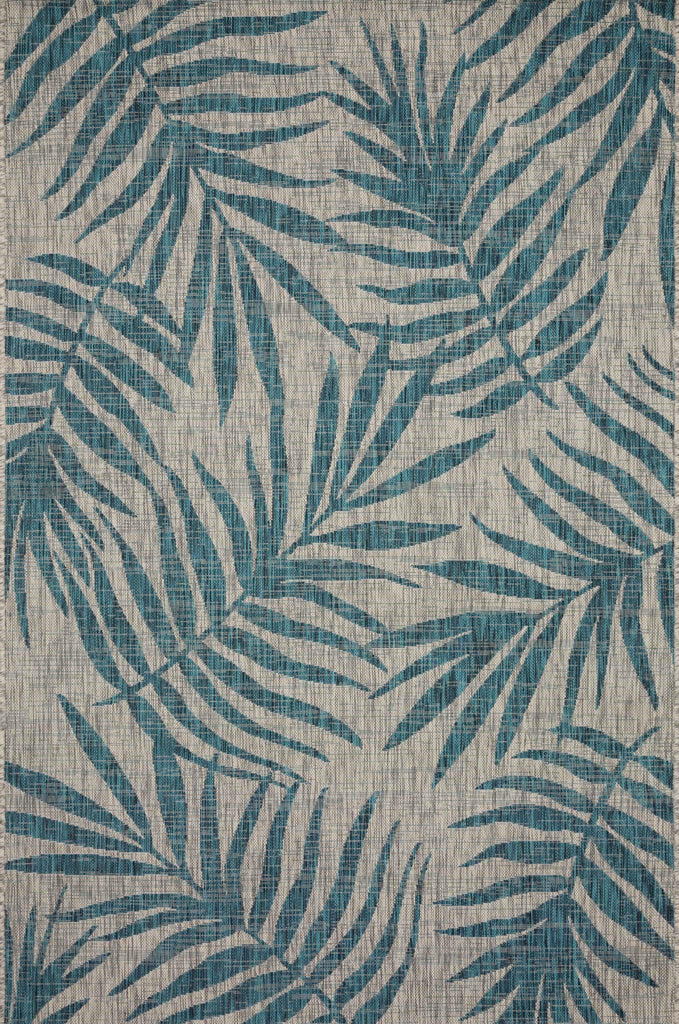 Loloi Isle IE-10 Grey/Aqua Area Rug main image