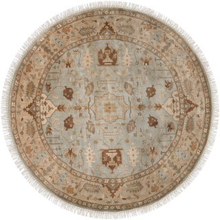 Surya Adana IT-1013 Light Gray Area Rug 8' Round