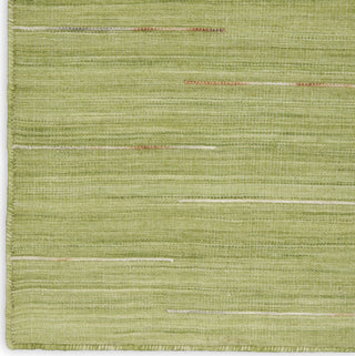 Nourison Interweave IWV01 Green Area Rug Corner Image