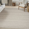 Nourison Interweave IWV01 Grey Area Rug Corner Image