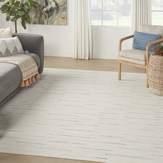 Nourison Interweave IWV01 Ivory Area Rug Corner Image