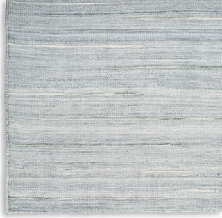 Nourison Interweave IWV01 Light Blue Area Rug Corner Image