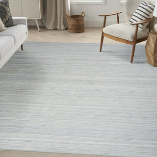 Nourison Interweave IWV01 Light Blue Area Rug Room Image