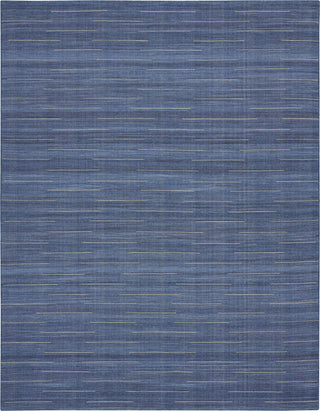 Nourison Interweave IWV01 Navy Area Rug Corner Image