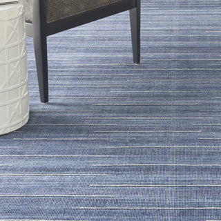 Nourison Interweave IWV01 Navy Area Rug Corner Image