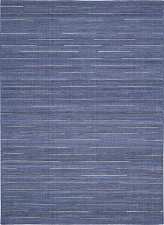 Nourison Interweave IWV01 Navy Area Rug Room Image