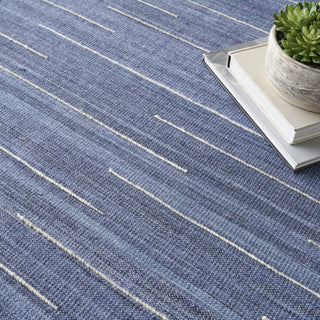 Nourison Interweave IWV01 Navy Area Rug Room Image