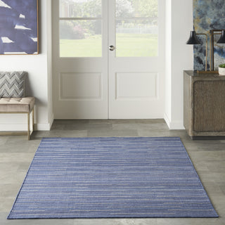 Nourison Interweave IWV01 Navy Area Rug Room Image