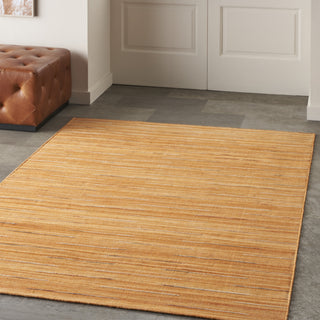 Nourison Interweave IWV01 Orange Area Rug Room Image