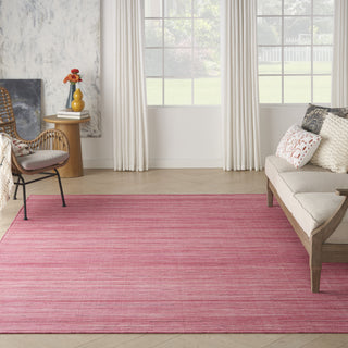 Nourison Interweave IWV01 Rose Area Rug Corner Image