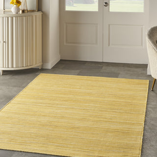 Nourison Interweave IWV01 Yellow Area Rug Room Image