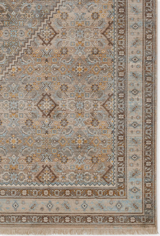 Momeni Izmir IZ-03 Light Blue Area Rug Corner Image