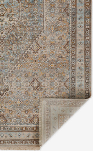 Momeni Izmir IZ-03 Light Blue Area Rug Close up