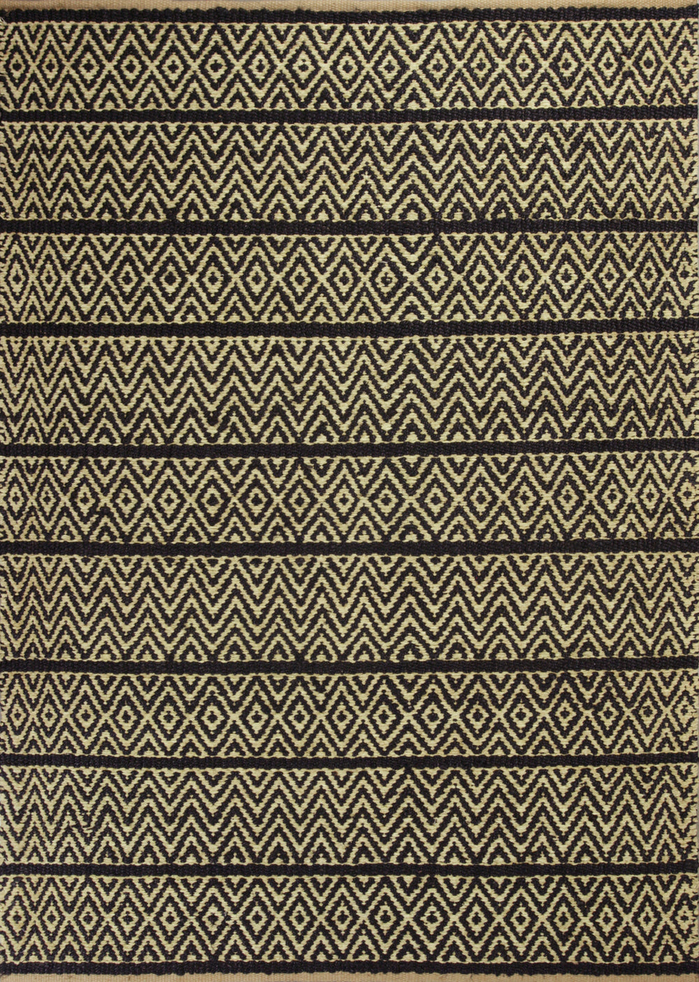 KAS Izteca 0368 Black Horizon Area Rug