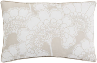 Surya Japanese Floral JA001 Pillow by Florence Broadhurst 13 X 20 X 4 Down filled