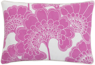 Surya Japanese Floral JA004 Pillow by Florence Broadhurst 13 X 20 X 4 Down filled