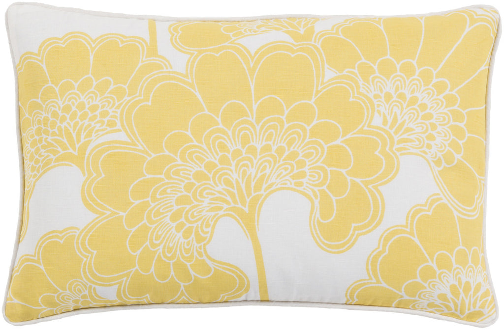 Surya Japanese Floral JA005 Pillow by Florence Broadhurst 13 X 20 X 4 Poly filled