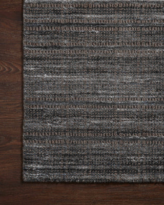 Loloi Jamie JEM-01 Graphite / Charcoal Area Rug Corner Image