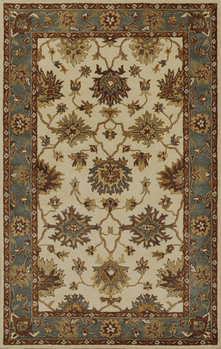 KAS Jaipur 3853 Ivory/Blue Syria Area Rug main image