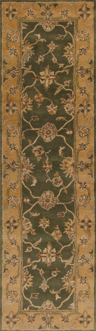 KAS Jaipur 3858 Green/Gold Riya Hand Tufted Area Rug 