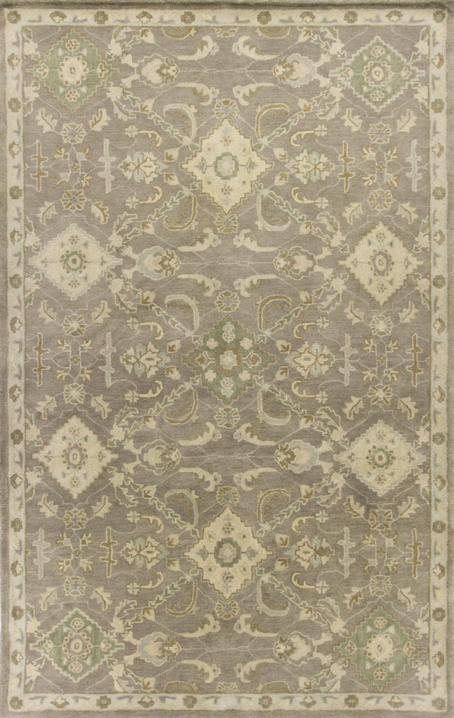 KAS Jaipur 3872 Taupe Allover Oushak Hand Tufted Area Rug