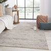 Jaipur Living Abrielle Azelie ABL04 Light Gray/Tan Area Rug by Vibe Room Scene