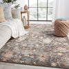 Jaipur Living Abrielle Feyre ABL06 Brown/Blue Area Rug by Vibe Room Scene Image